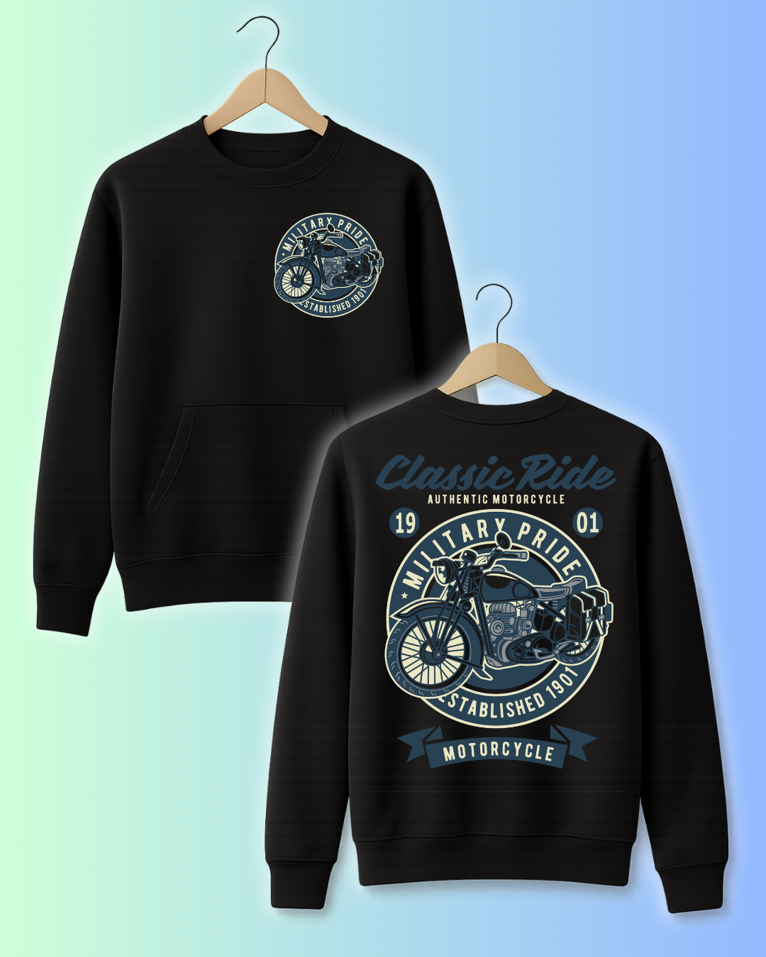 Classic Ride β Pride Motorcycle Graphic