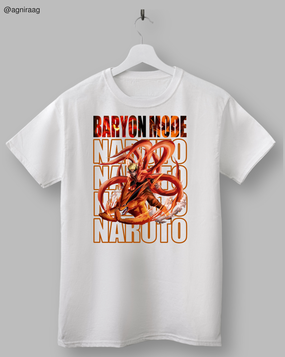 Naruto – Baryon Mode Inferno Tee 🔥
