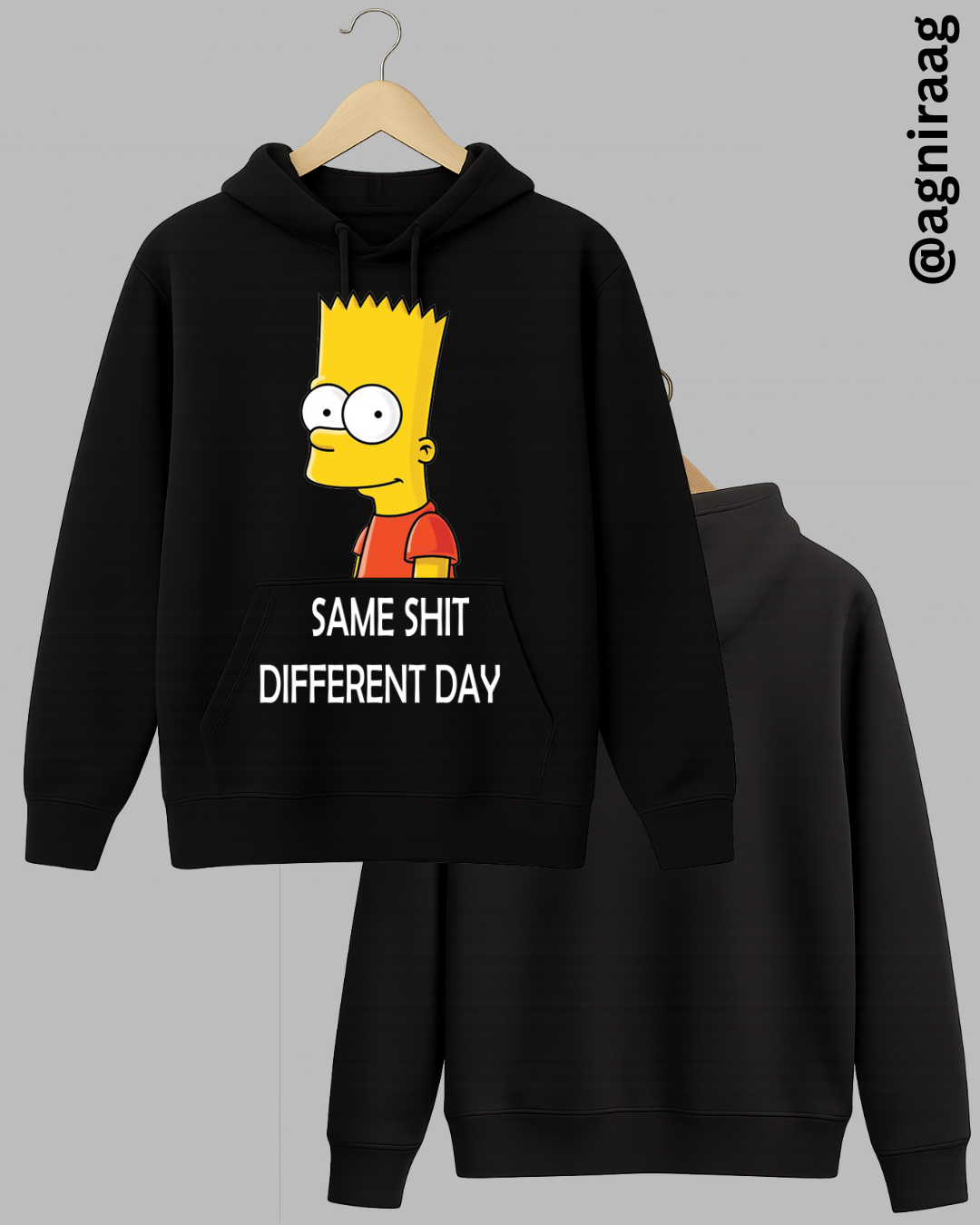 Same Shit Different Day – Bart-Inspired Graphic