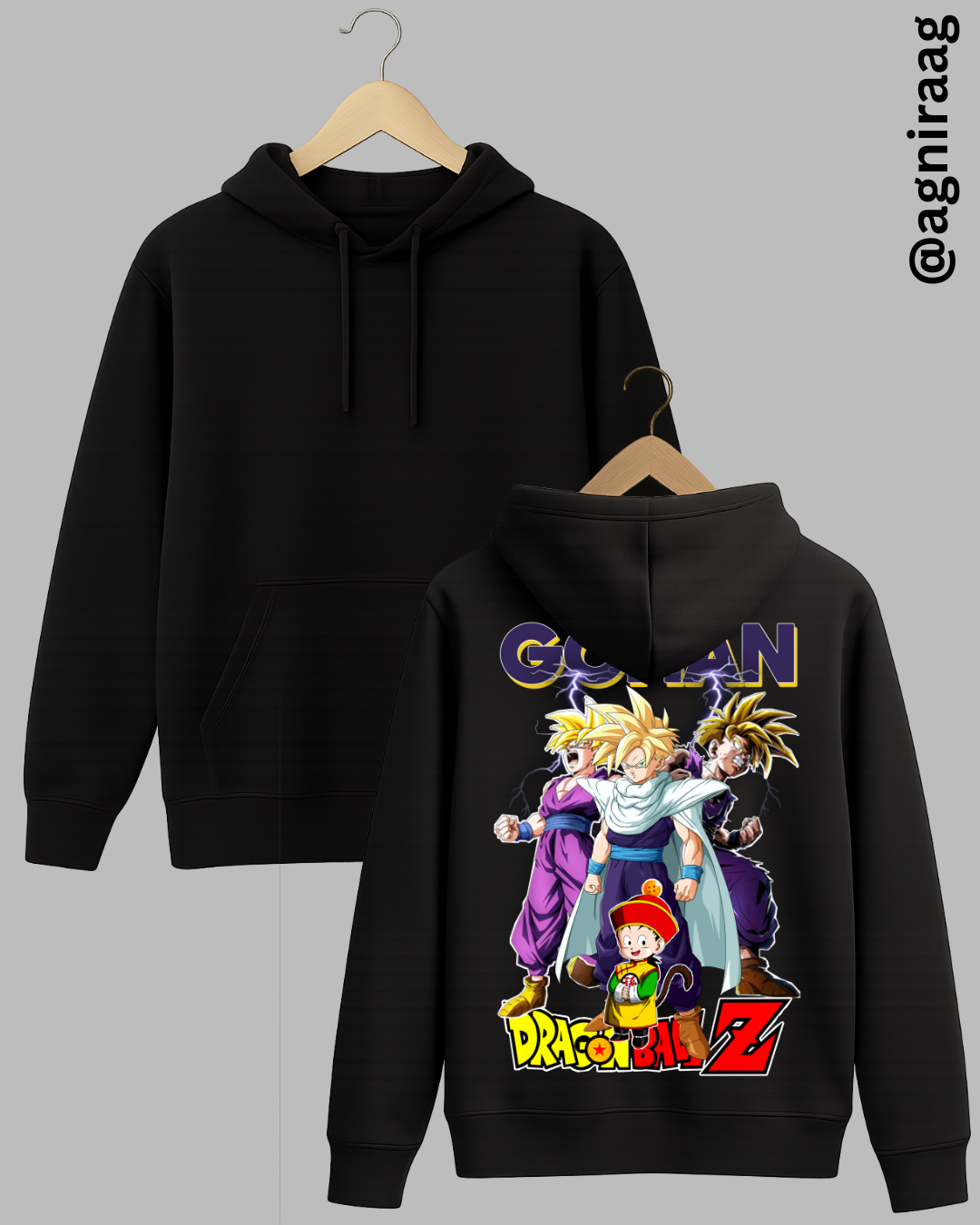 Gohan Evolution – Dragon Ball Z Inspired Graphic