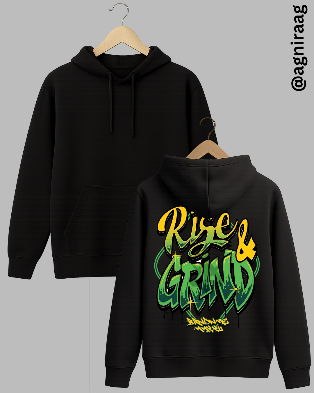 Rise & Grind – Hustle Graffiti Streetwear