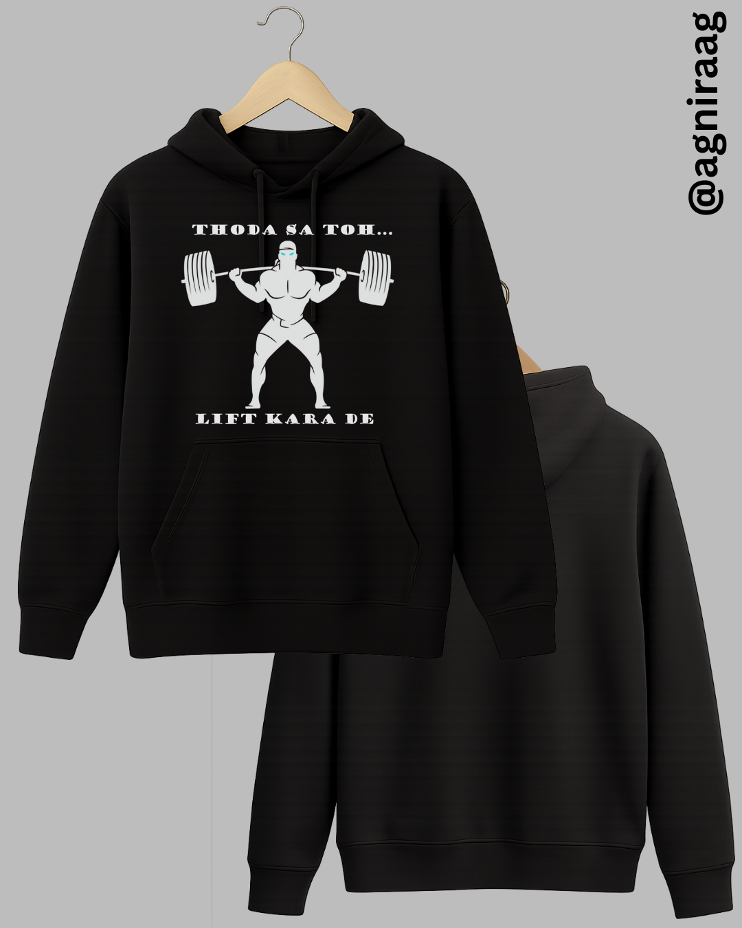 Thoda Sa Lift Karaa De – Gym Pun Edition Tee 💪🎵