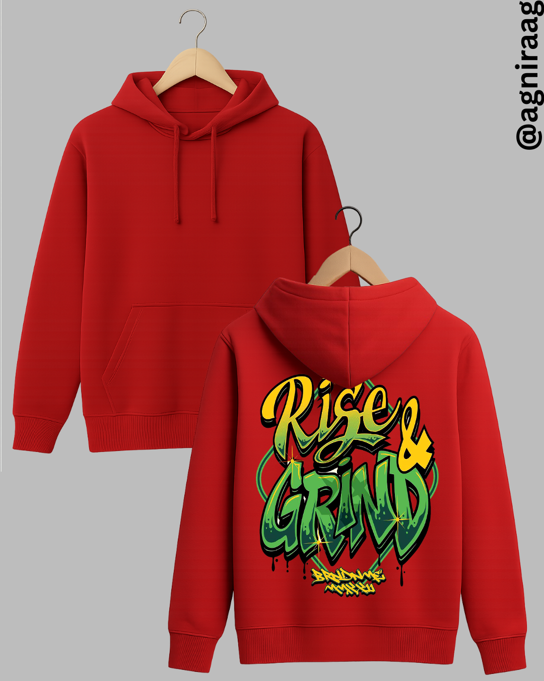 Rise & Grind – Hustle Graffiti Streetwear