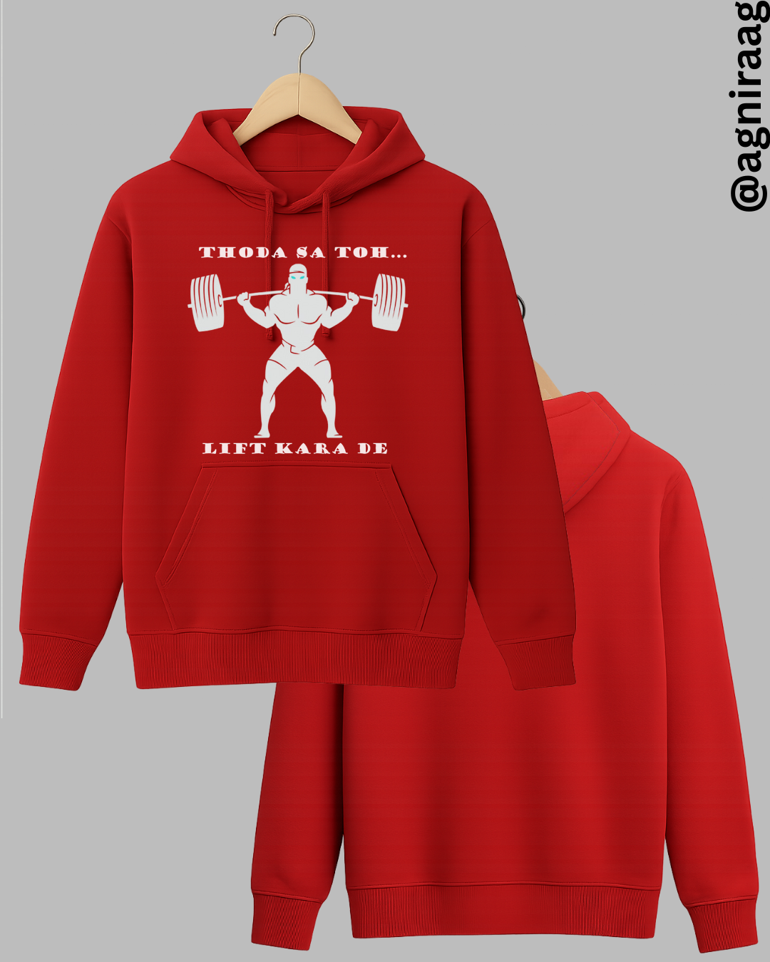 Thoda Sa Lift Karaa De – Gym Pun Edition Tee 💪🎵