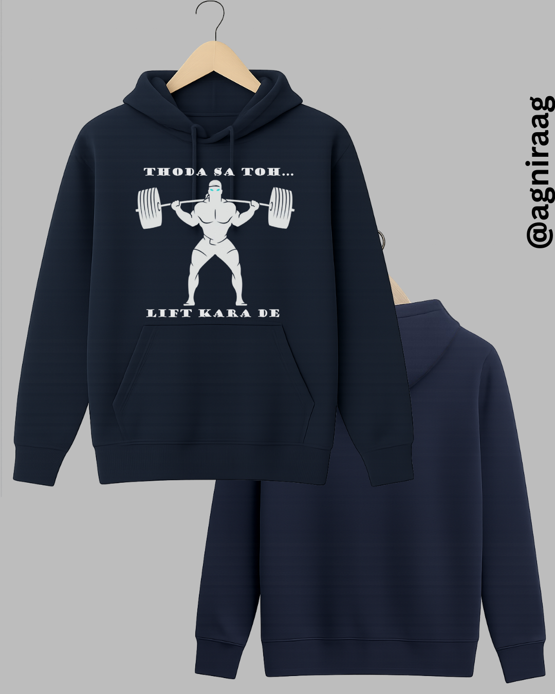 Thoda Sa Lift Karaa De – Gym Pun Edition Tee 💪🎵