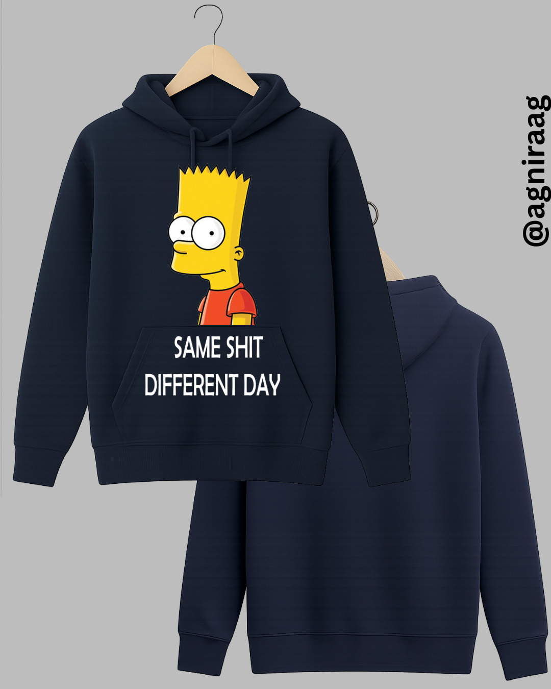 Same Shit Different Day – Bart-Inspired Graphic