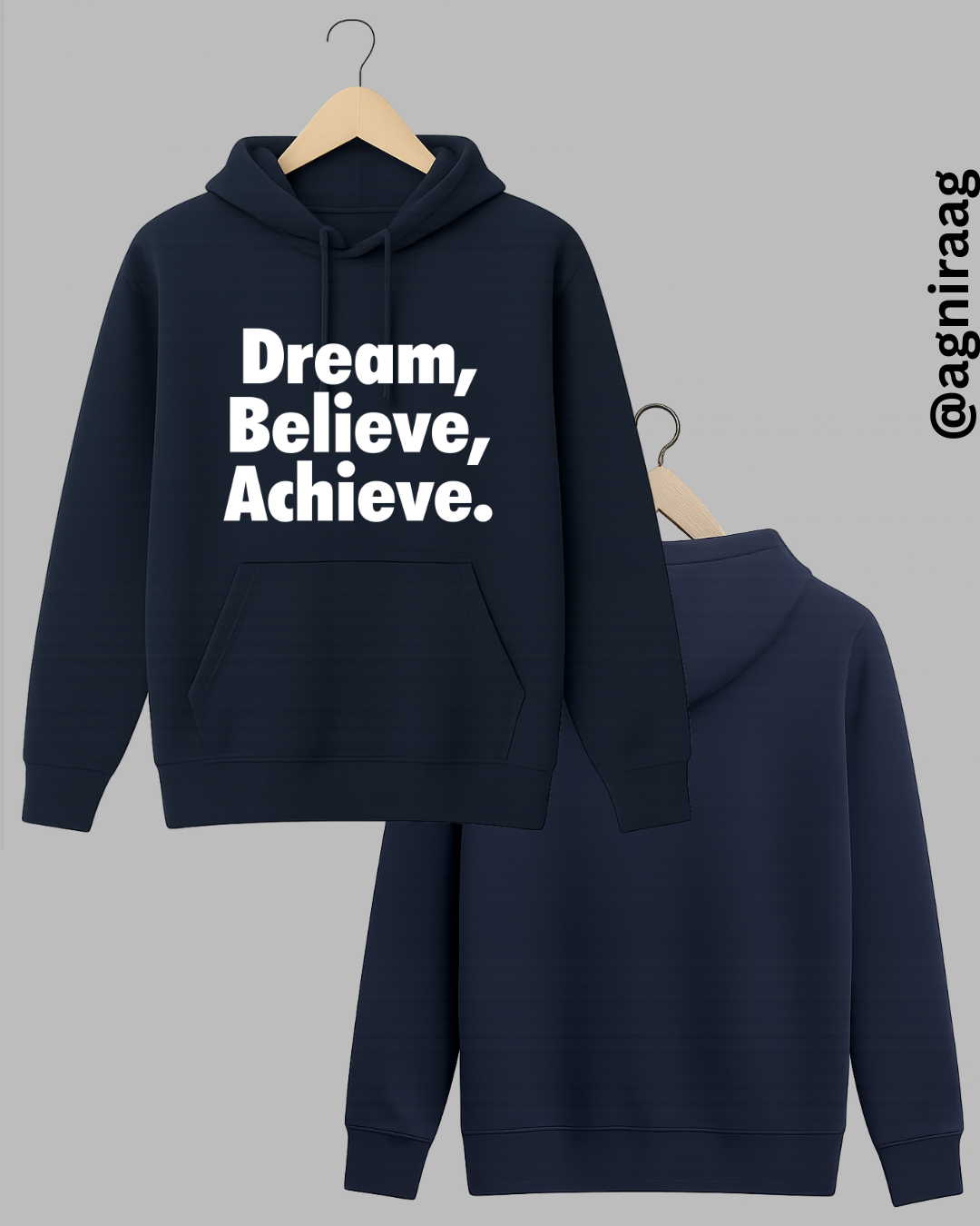 Dream. Believe. Achieve. – Motivational Minimal Streetwear