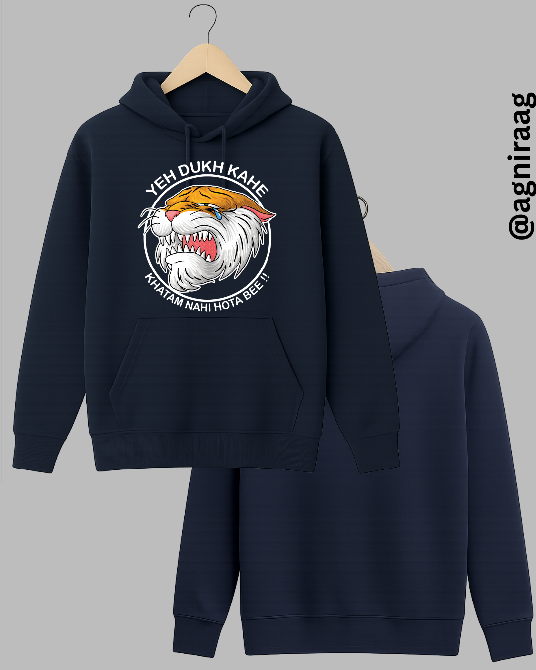 Yeh Dukh Kahe Khatam Nahi Hota Bee!! – Crying Tiger Graphic