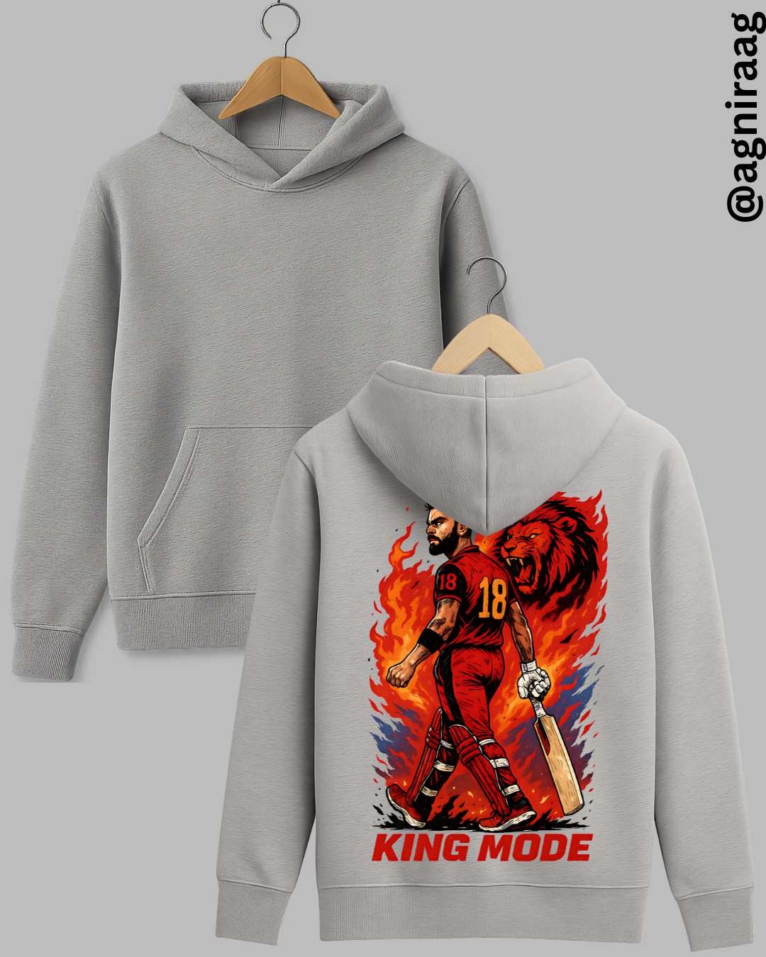 King Mode Cricket T-Shirt – Unleash the Fire Within