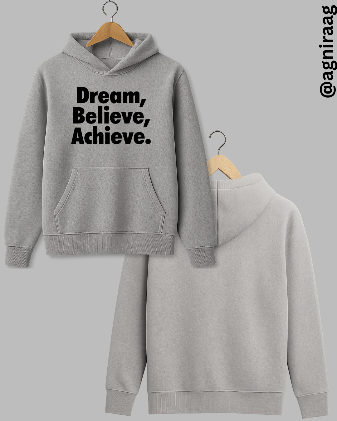 Dream. Believe. Achieve. – Motivational Minimal Streetwear