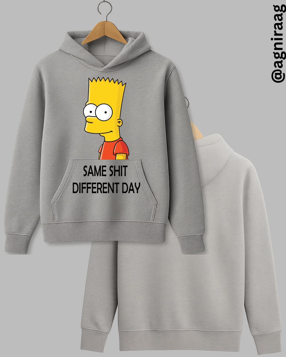 Same Shit Different Day – Bart-Inspired Graphic