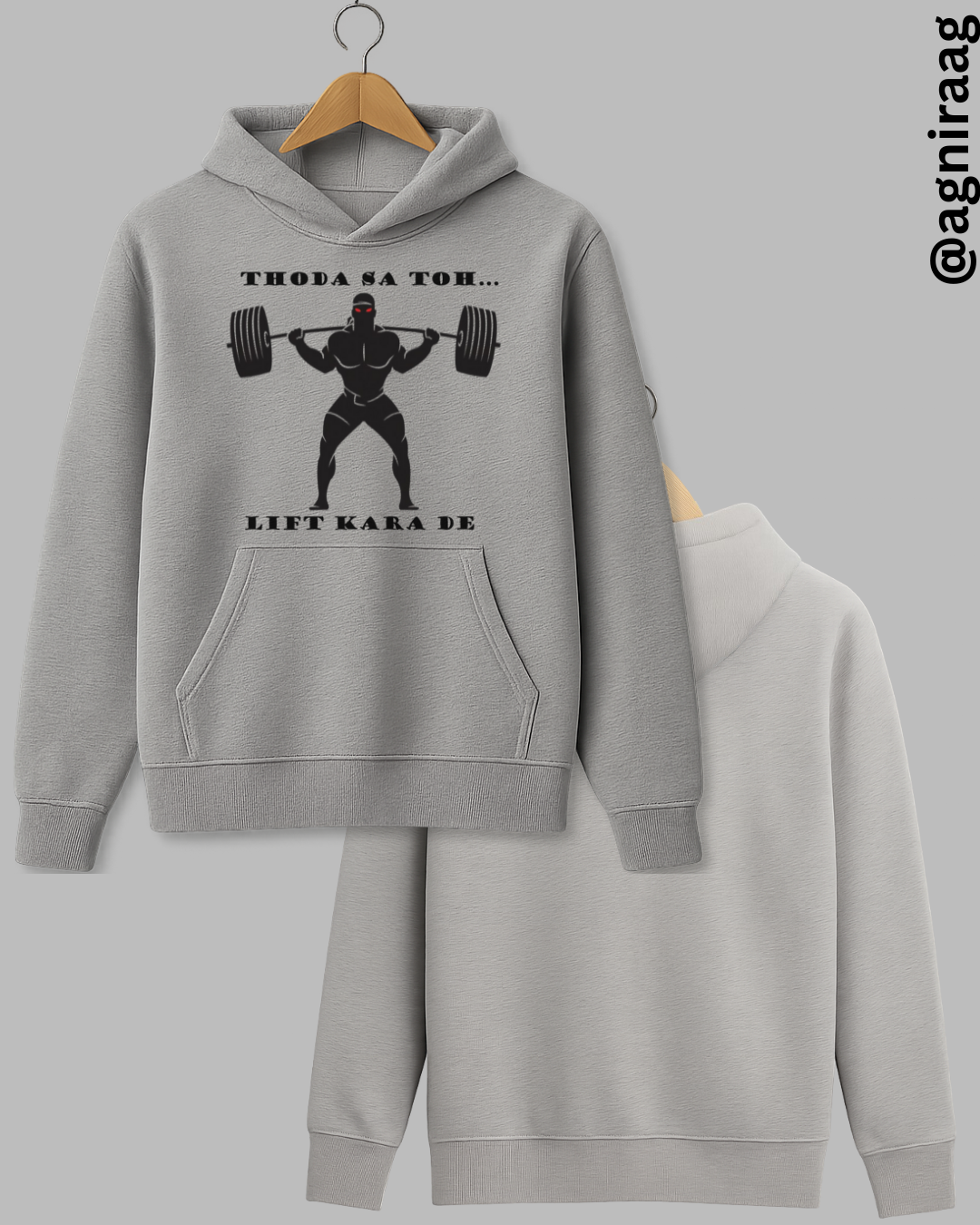 Thoda Sa Lift Karaa De – Gym Pun Edition Tee 💪🎵