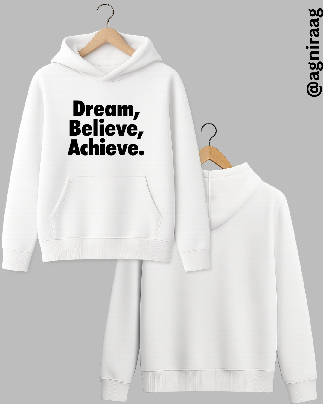 Dream. Believe. Achieve. – Motivational Minimal Streetwear