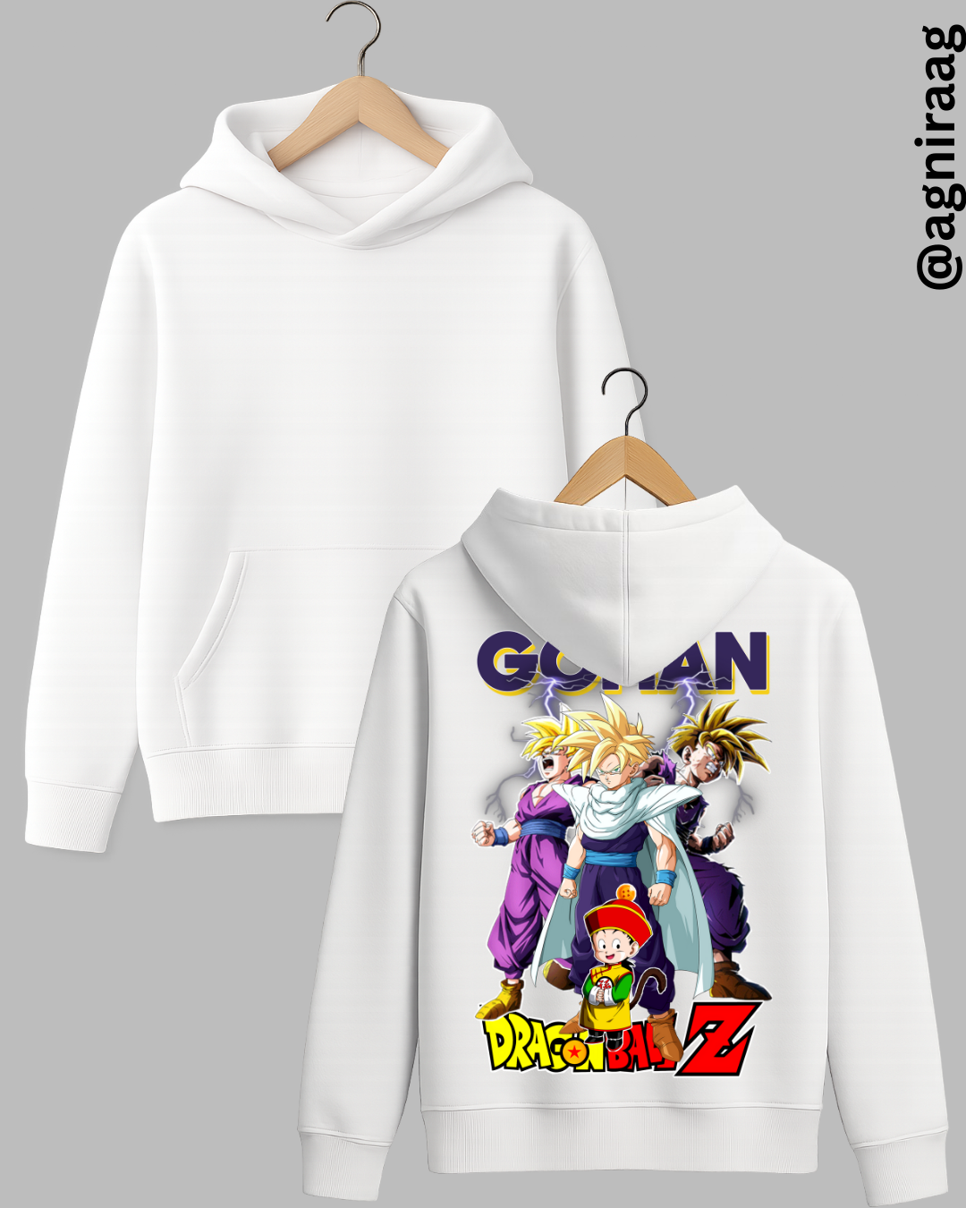 Gohan Evolution – Dragon Ball Z Inspired Graphic