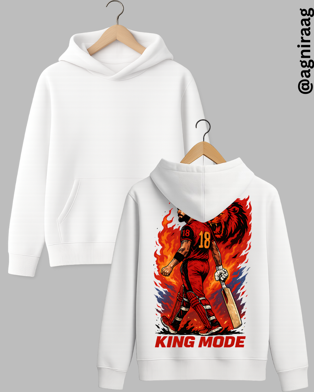 King Mode Cricket T-Shirt – Unleash the Fire Within