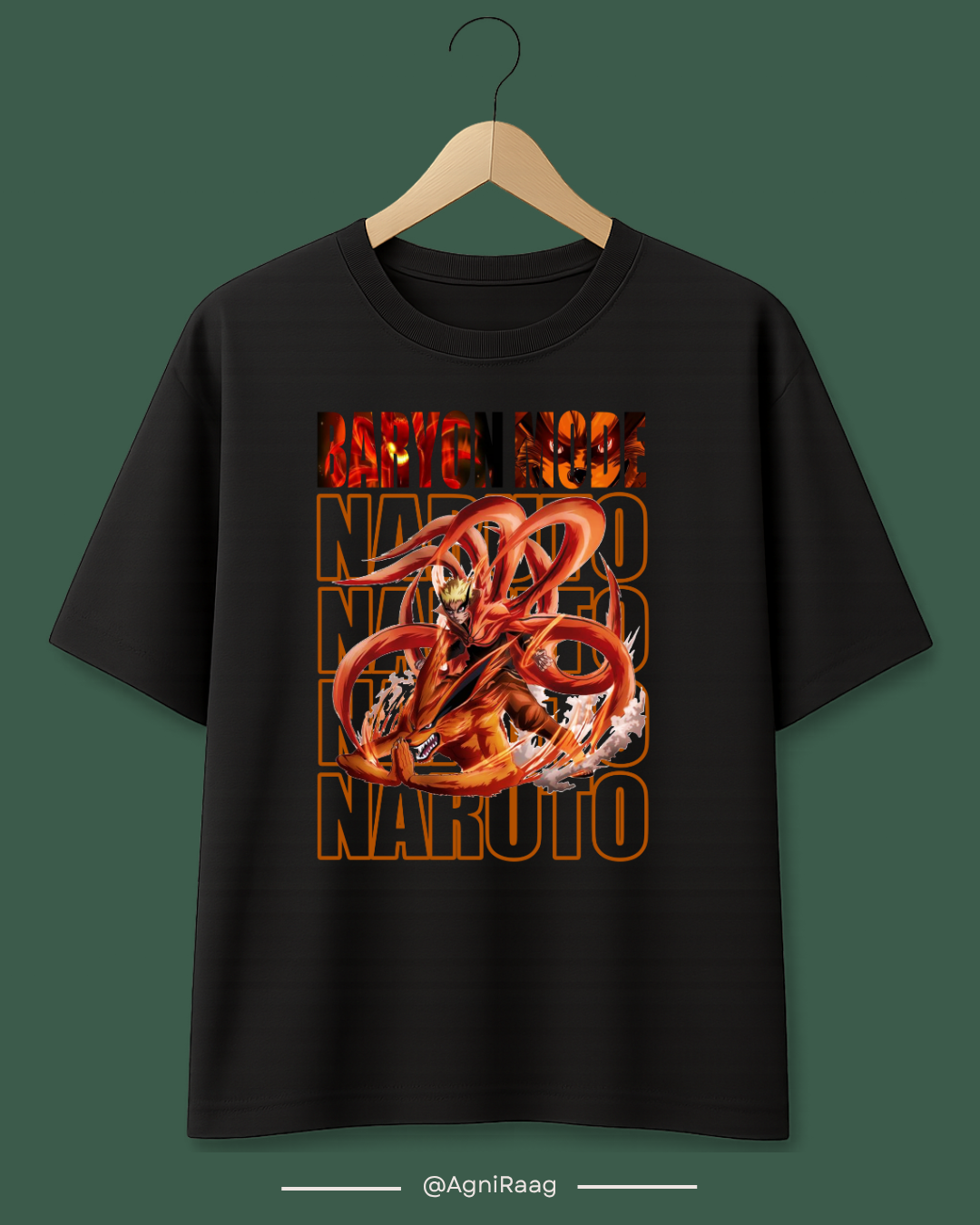 Naruto – Baryon Mode Inferno Tee 🔥