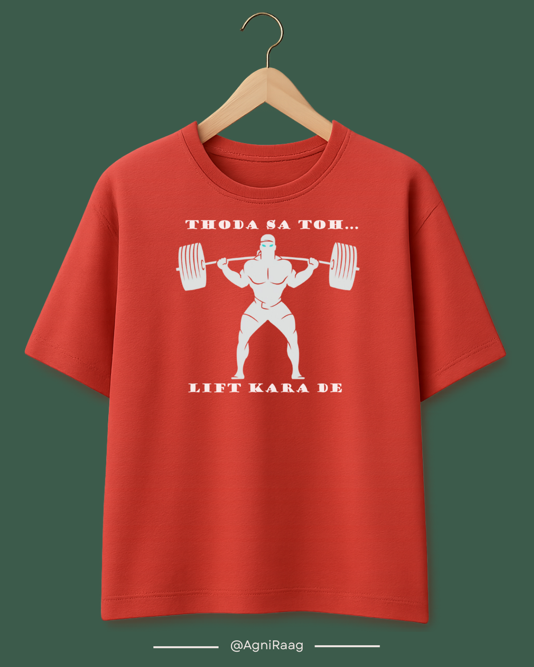 Thoda Sa Lift Karaa De – Gym Pun Edition Tee 💪🎵