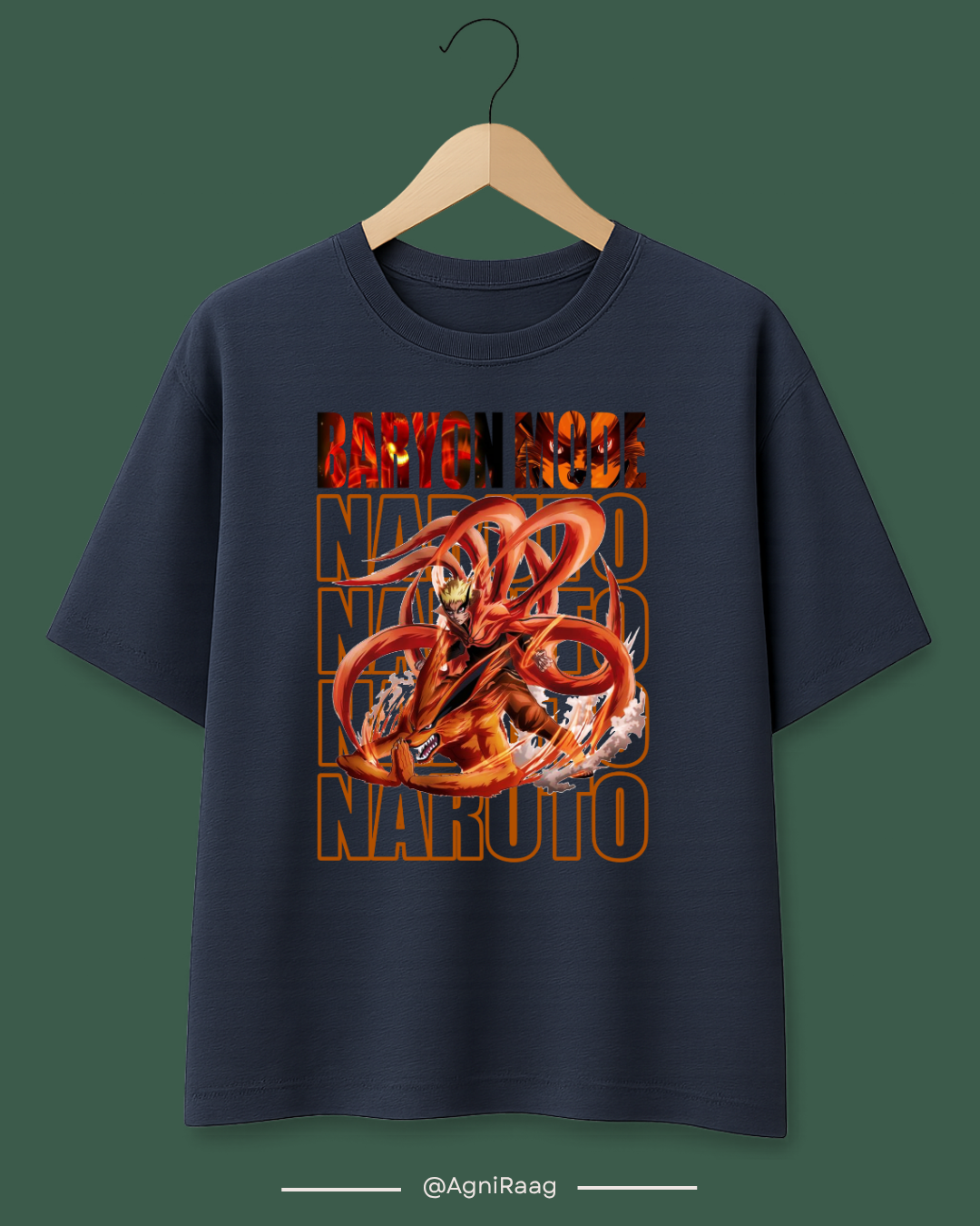 Naruto – Baryon Mode Inferno Tee 🔥