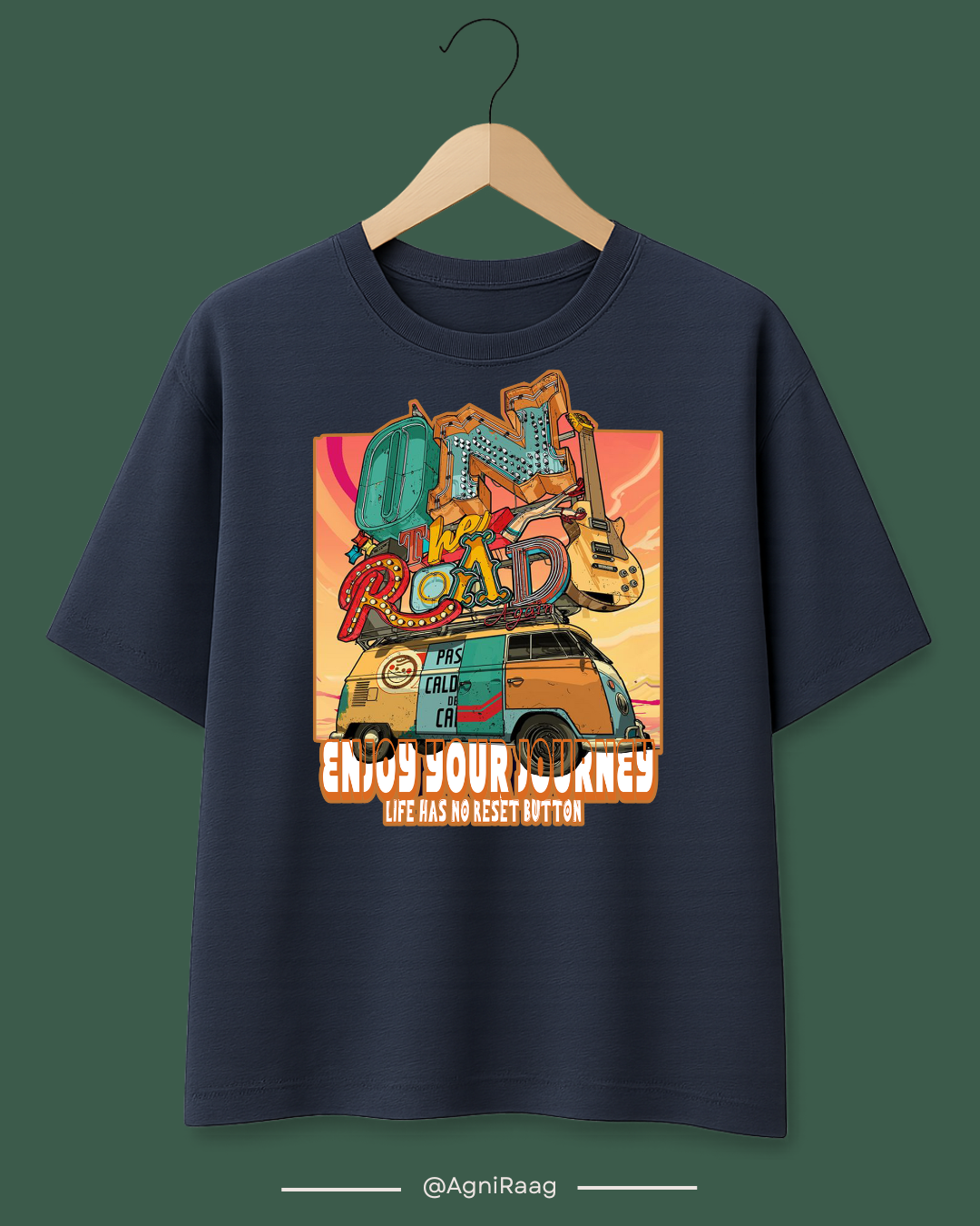 On The Road – Retro Van Adventure Tee 🌅