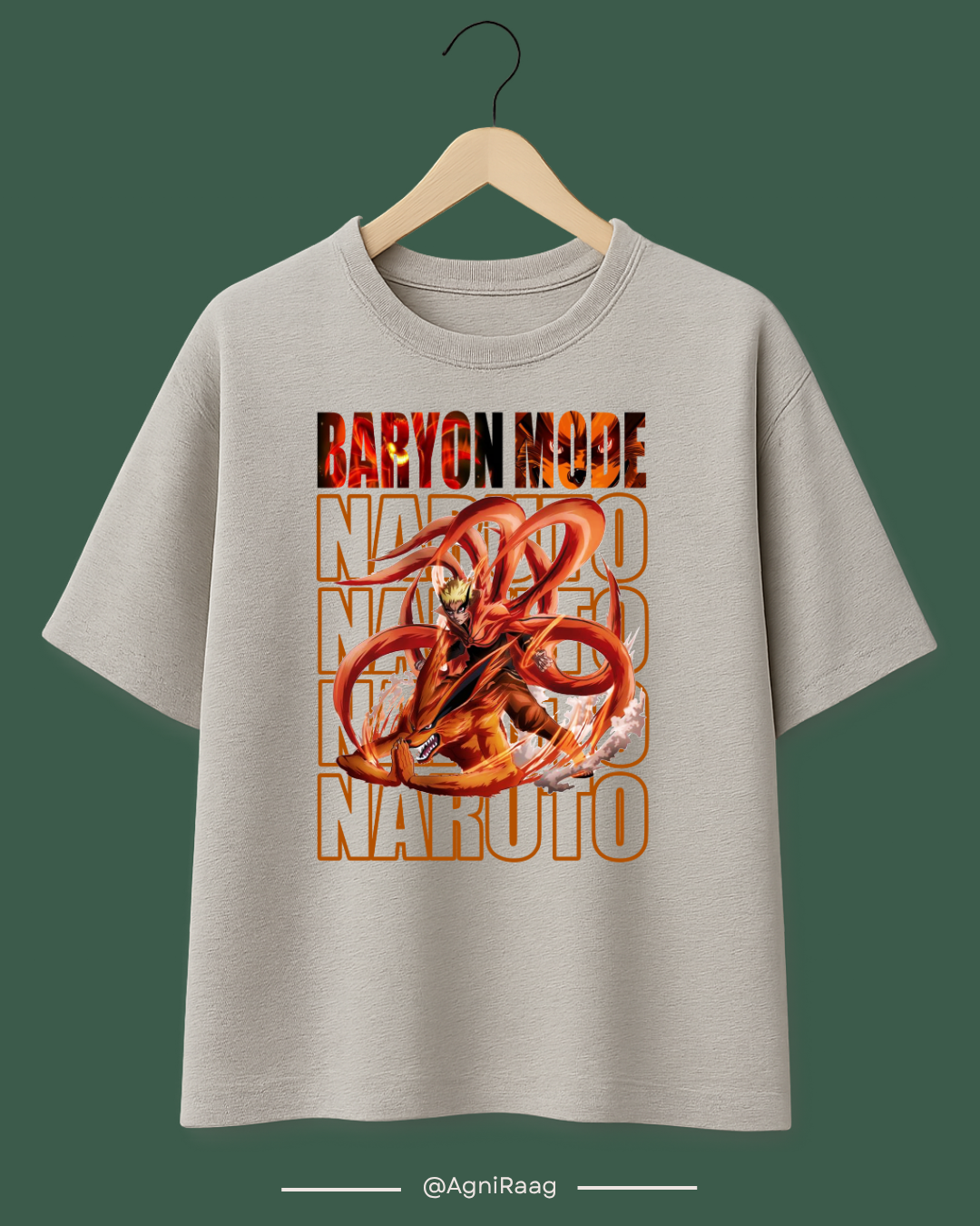 Naruto – Baryon Mode Inferno Tee 🔥