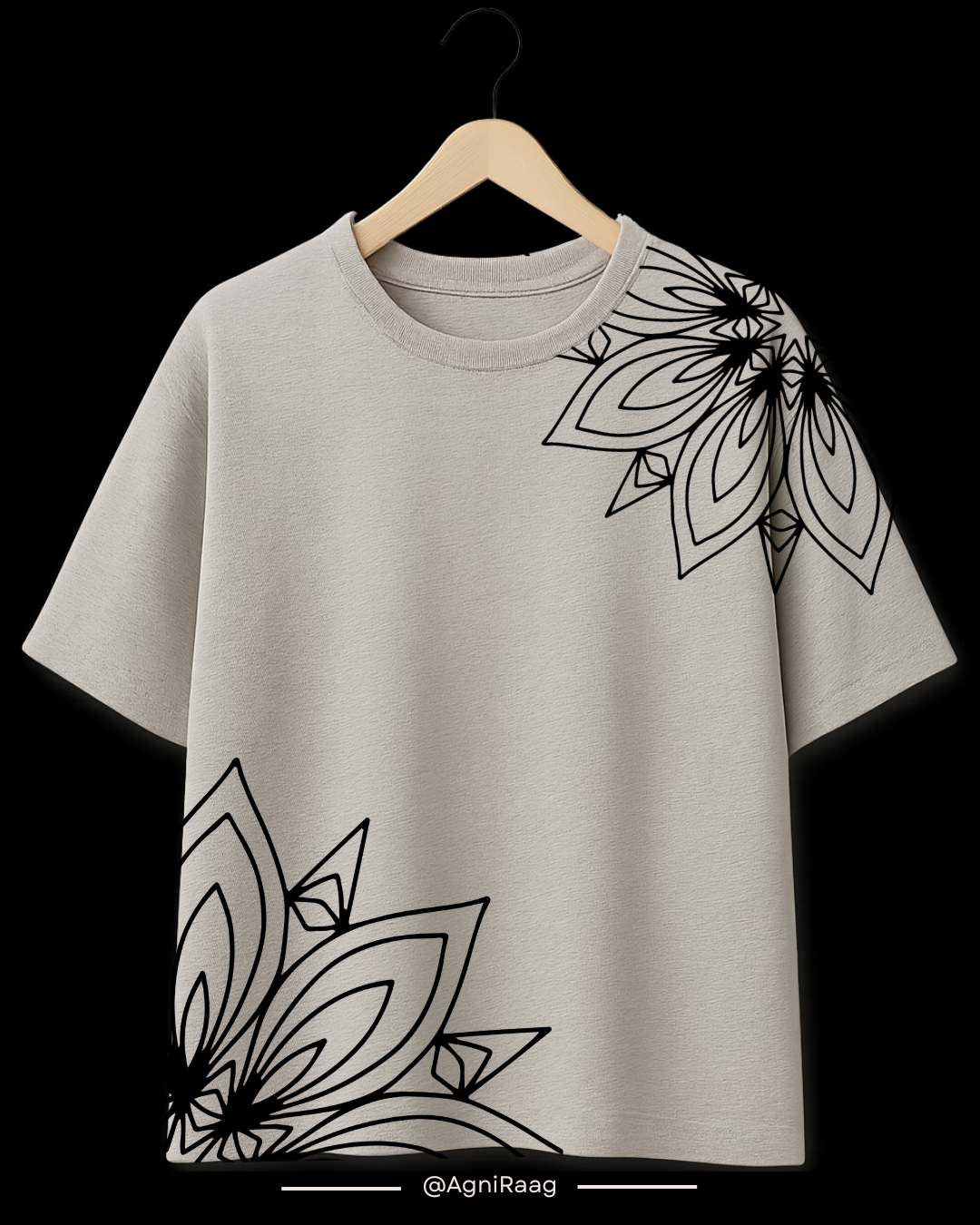 Mandala Flow – Minimalist Line Art by AgniRaag