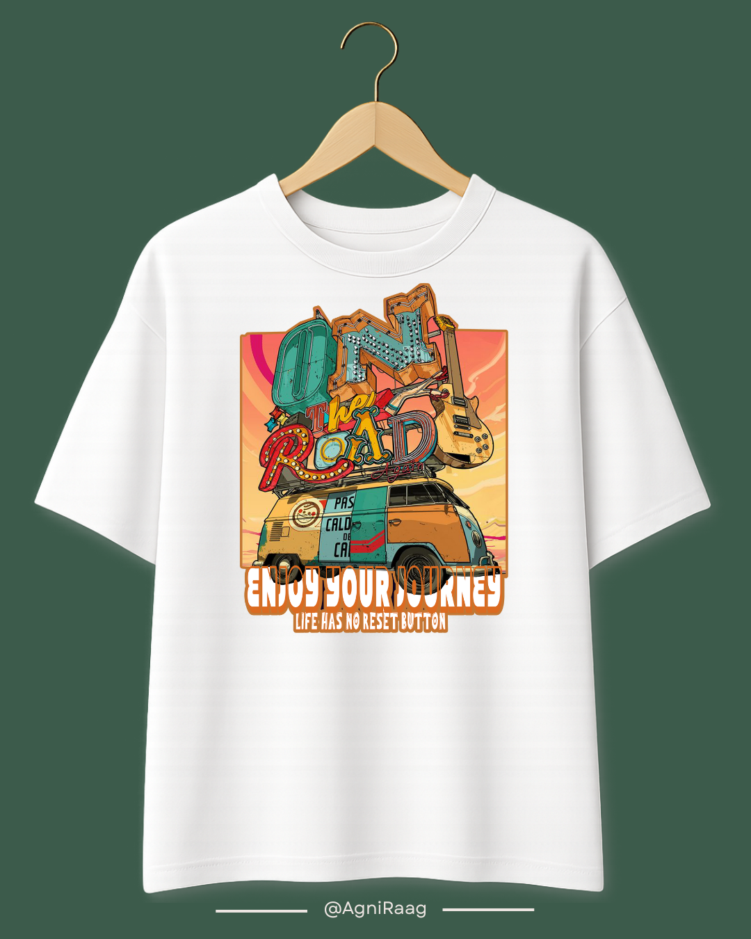 On The Road – Retro Van Adventure Tee 🌅