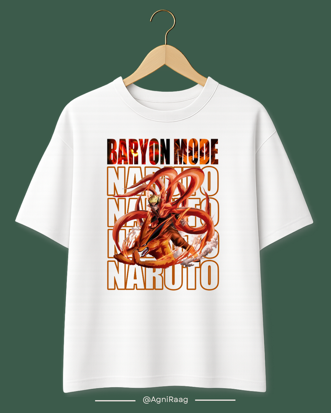 Naruto – Baryon Mode Inferno Tee 🔥