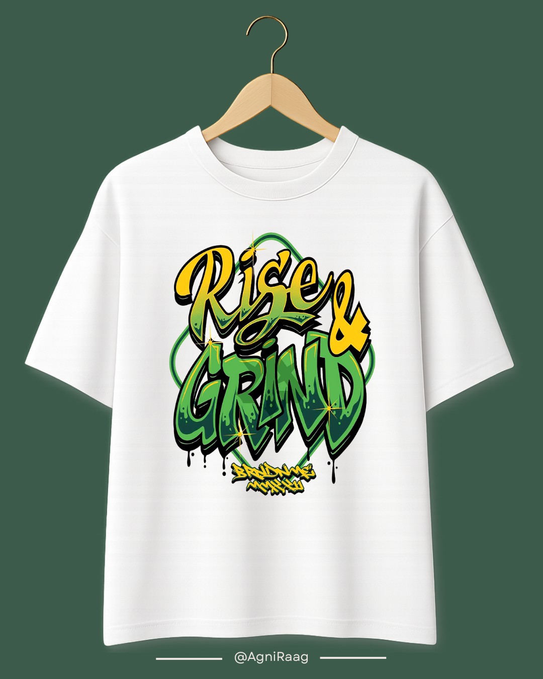 Rise & Grind – Hustle Graffiti Streetwear