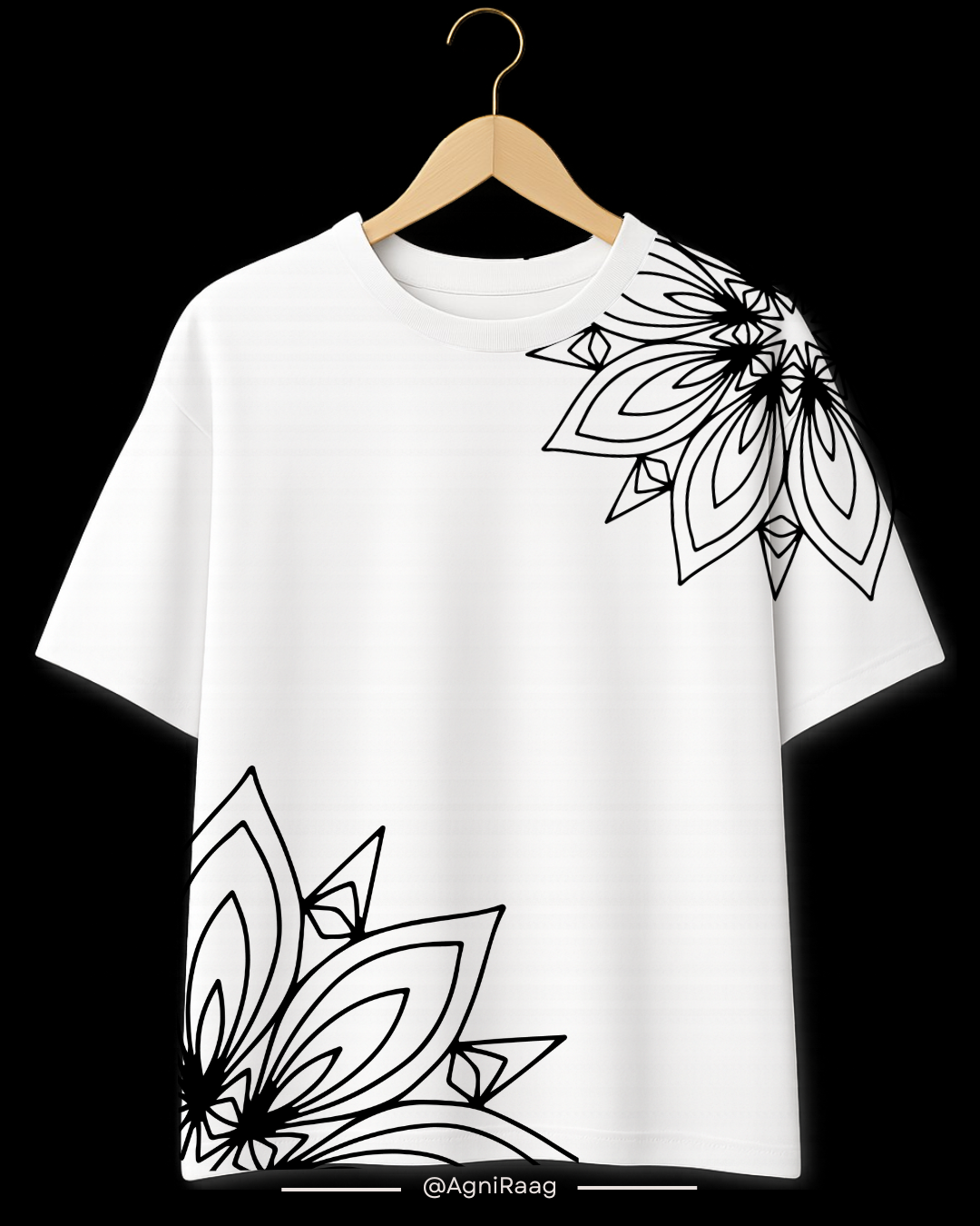 Mandala Flow – Minimalist Line Art by AgniRaag