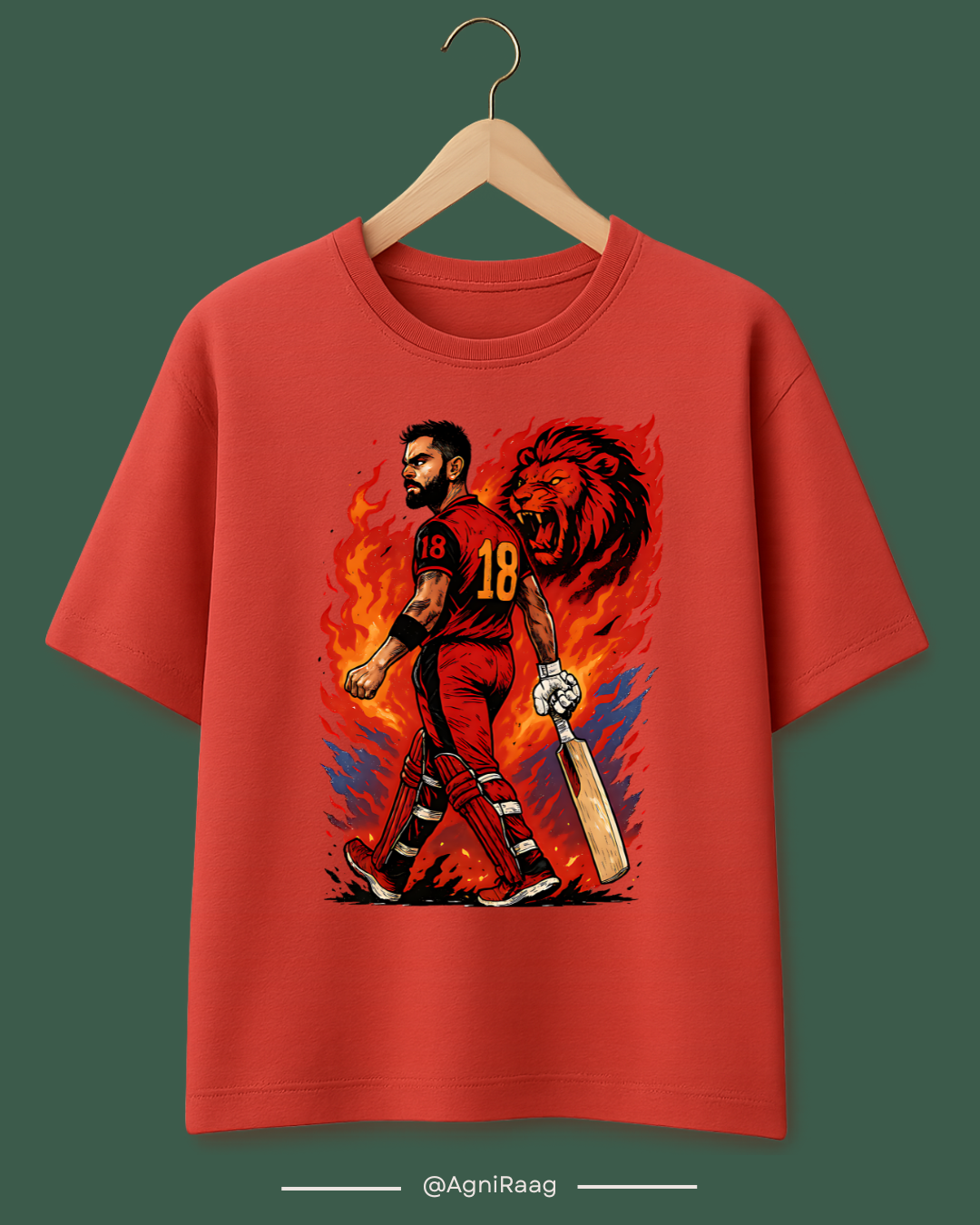King Mode Cricket T-Shirt – Unleash the Fire Within