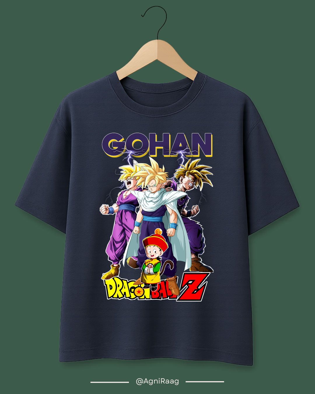 Gohan Evolution – Dragon Ball Z Inspired Graphic