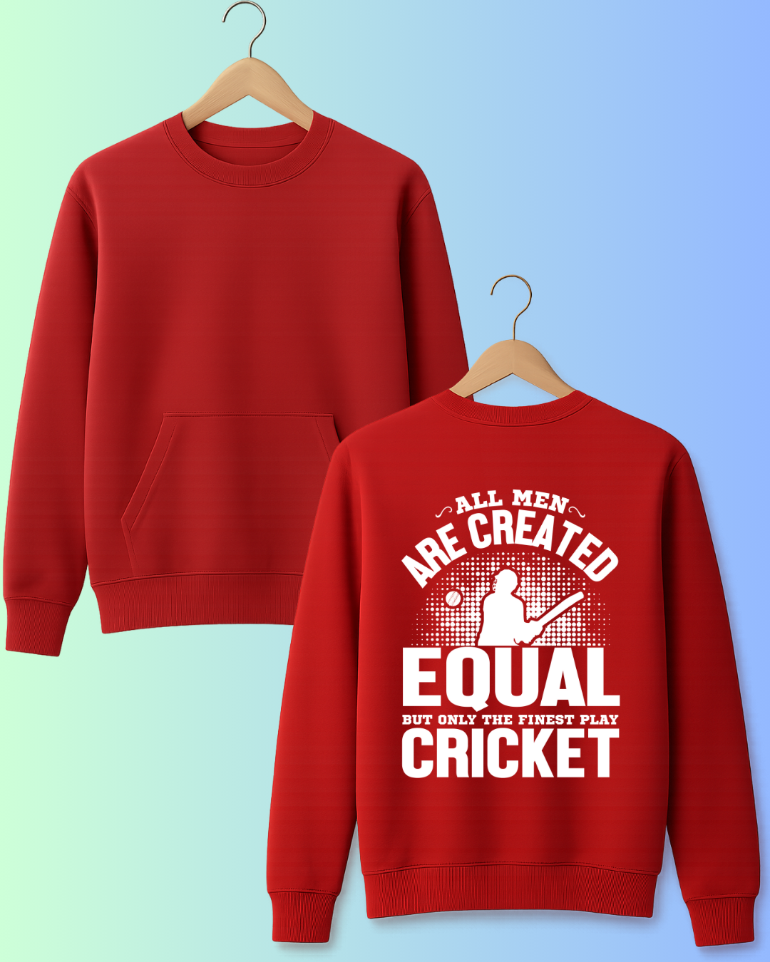 All Men Are Created Equal Cricket Design