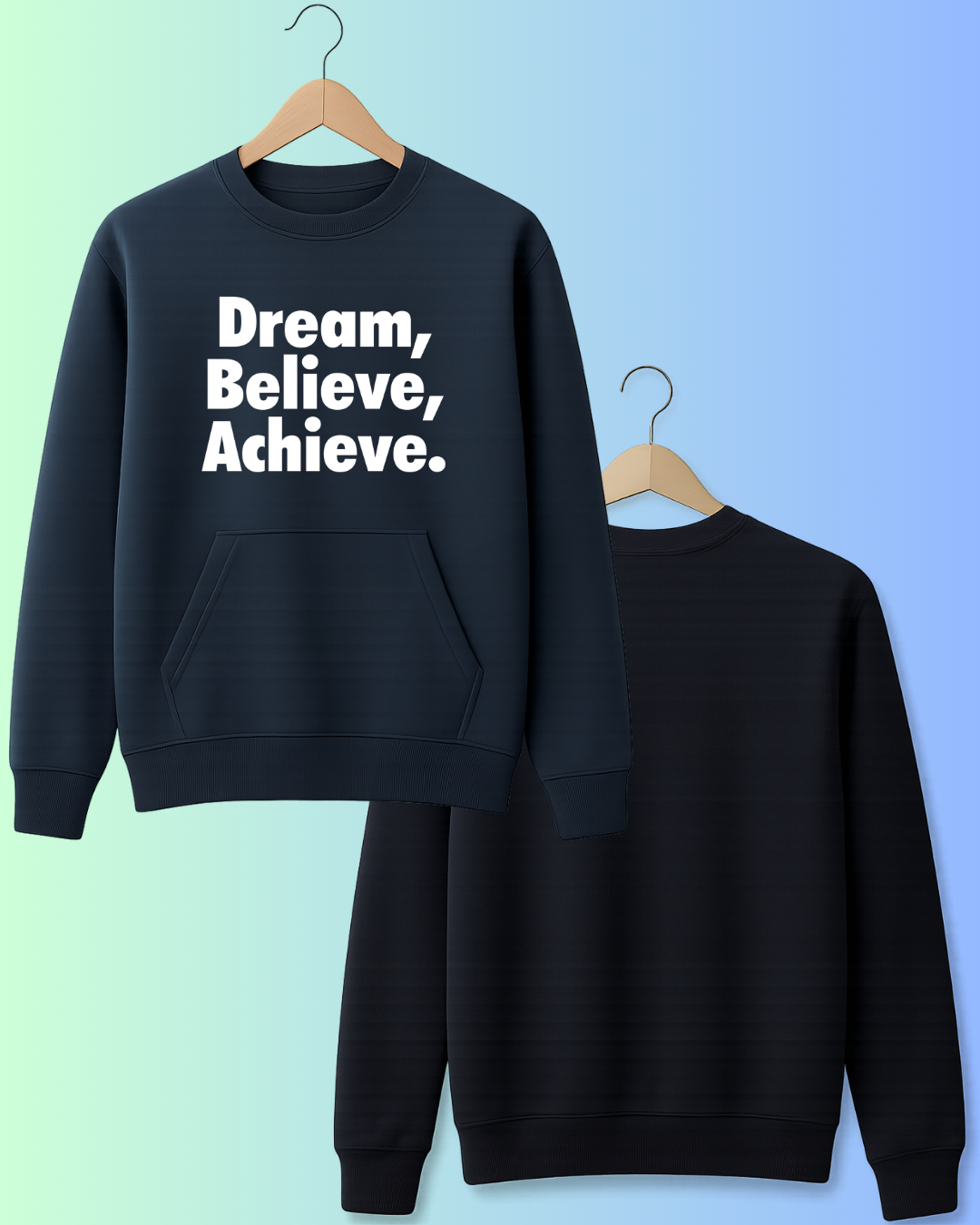 Dream. Believe. Achieve. – Motivational Minimal Streetwear