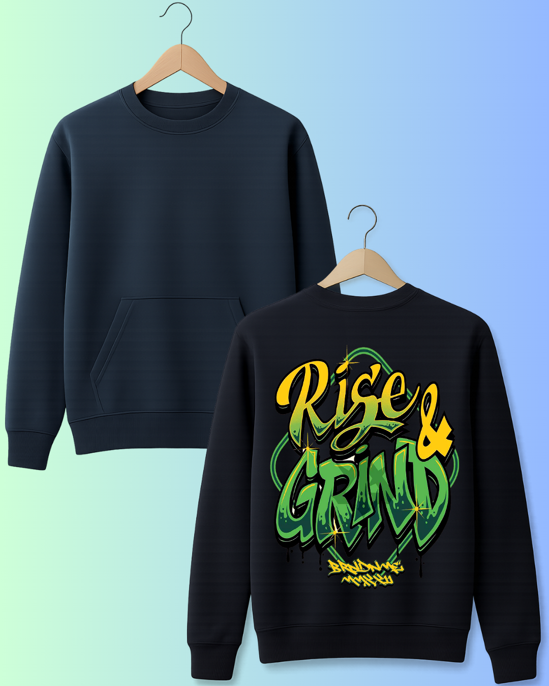 Rise & Grind – Hustle Graffiti Streetwear