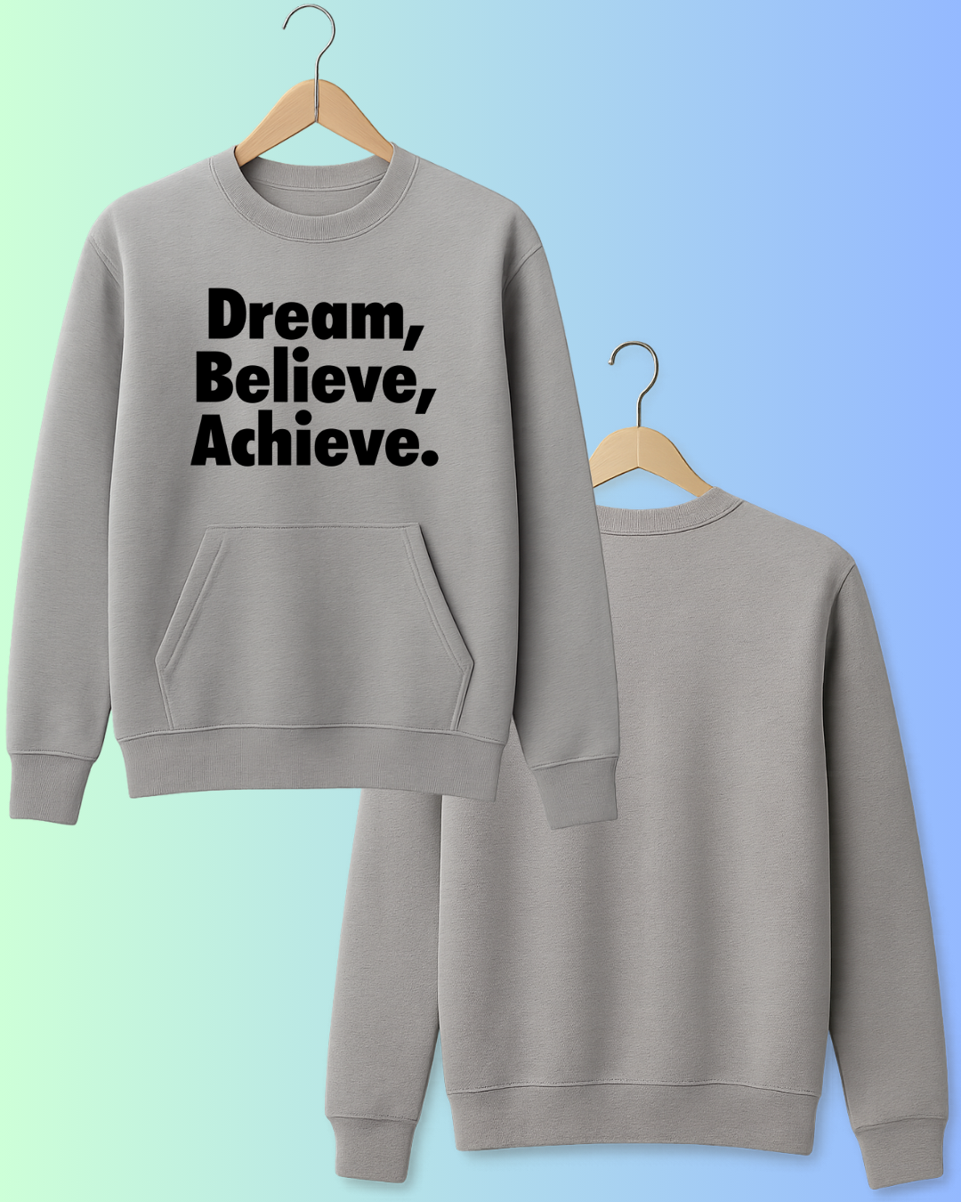 Dream. Believe. Achieve. – Motivational Minimal Streetwear