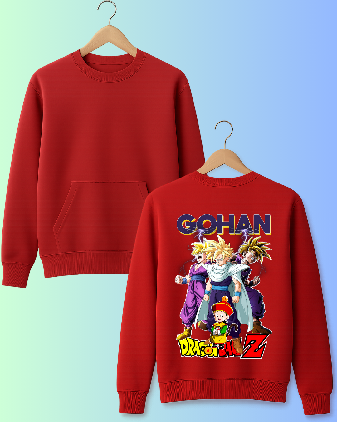Gohan Evolution – Dragon Ball Z Inspired Graphic