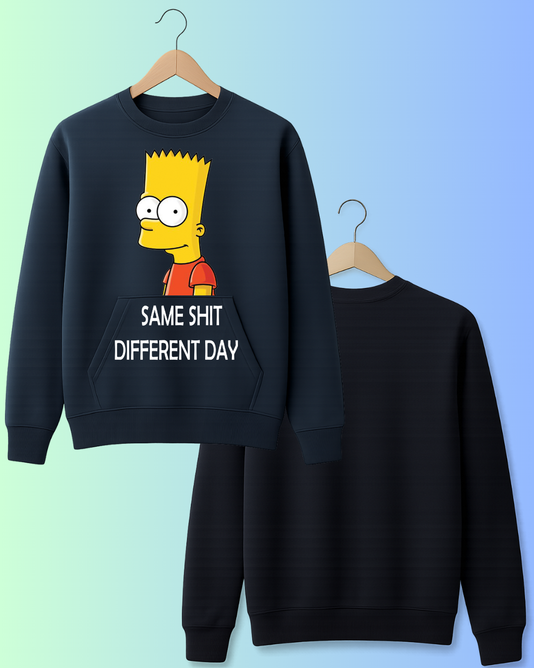 Same Shit Different Day – Bart-Inspired Graphic