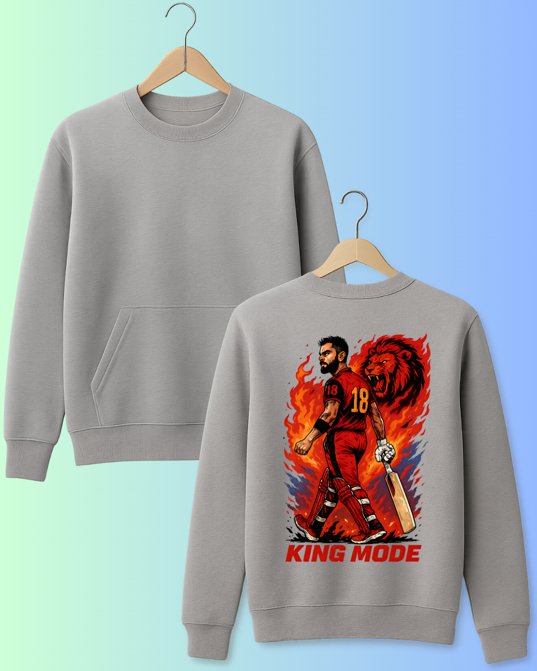 King Mode Cricket T-Shirt – Unleash the Fire Within