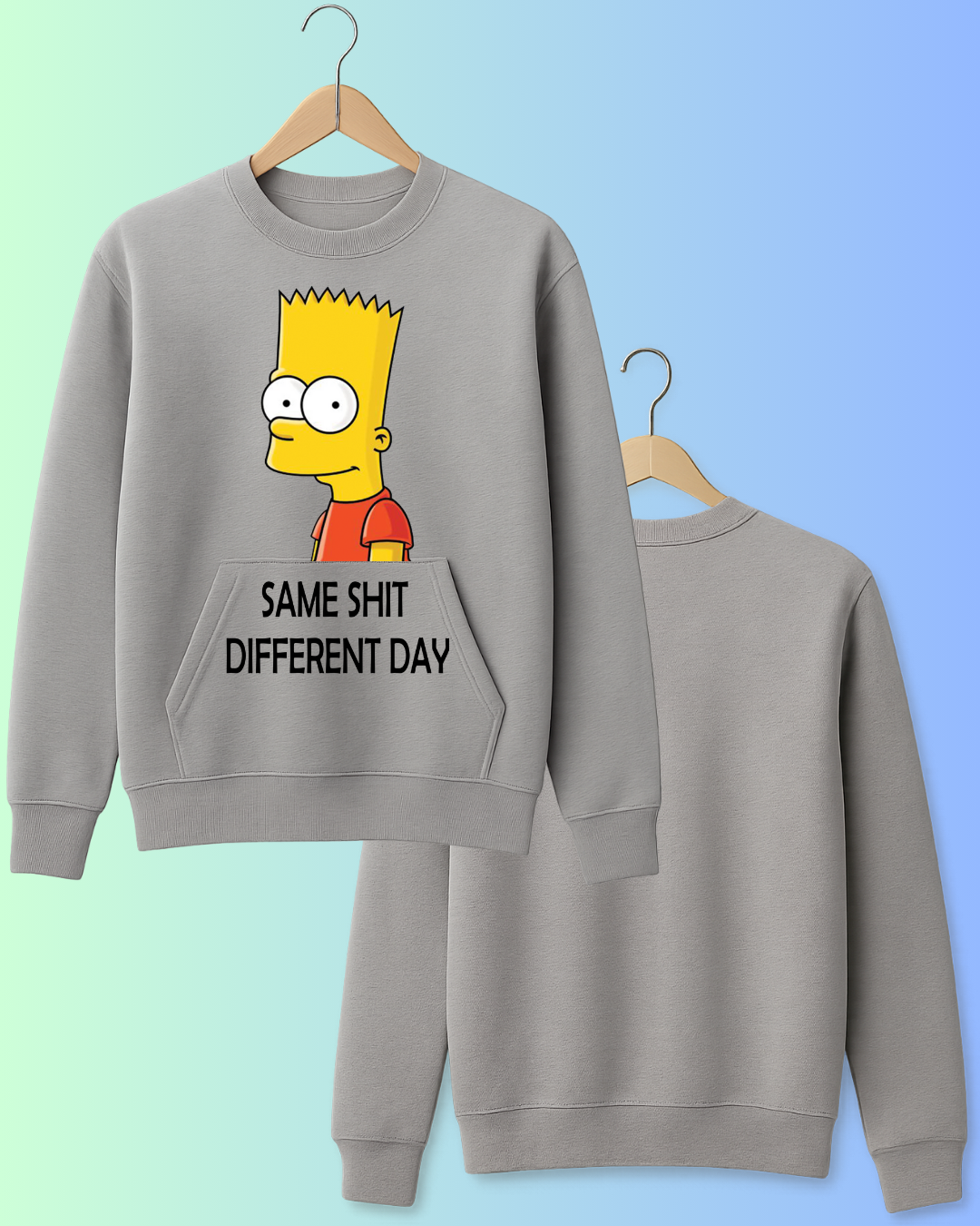 Same Shit Different Day – Bart-Inspired Graphic