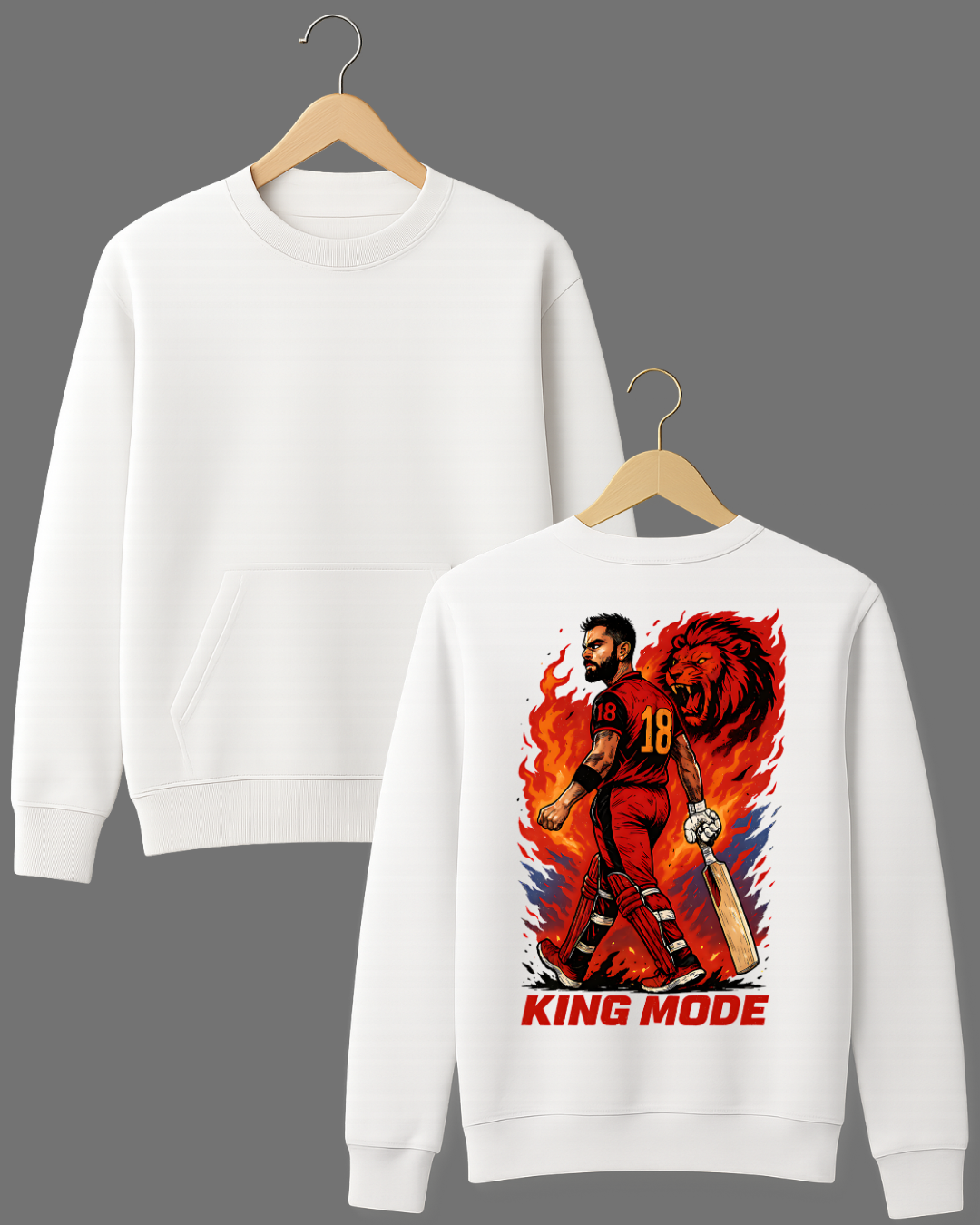 King Mode Cricket T-Shirt – Unleash the Fire Within
