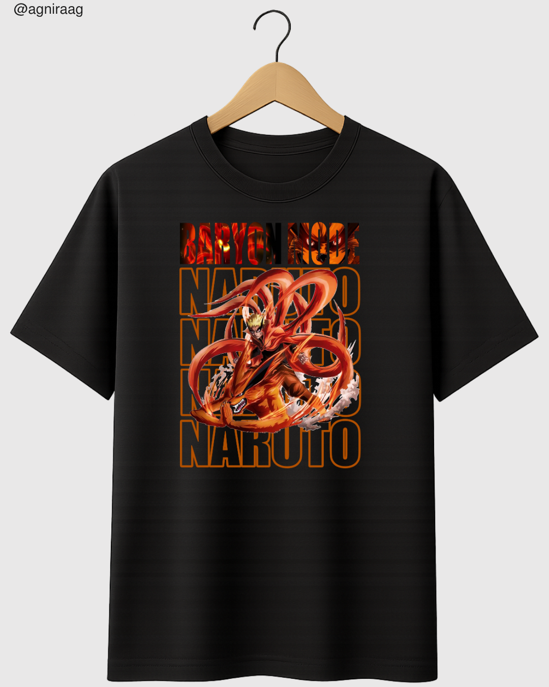 Naruto – Baryon Mode Inferno Tee 🔥