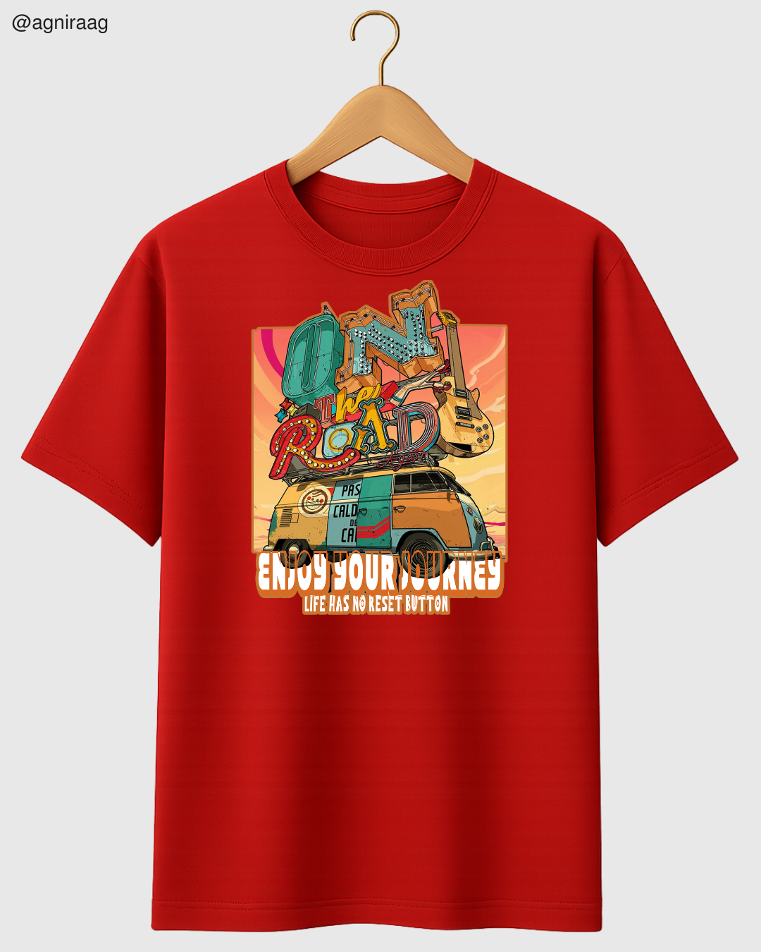 On The Road – Retro Van Adventure Tee 🌅