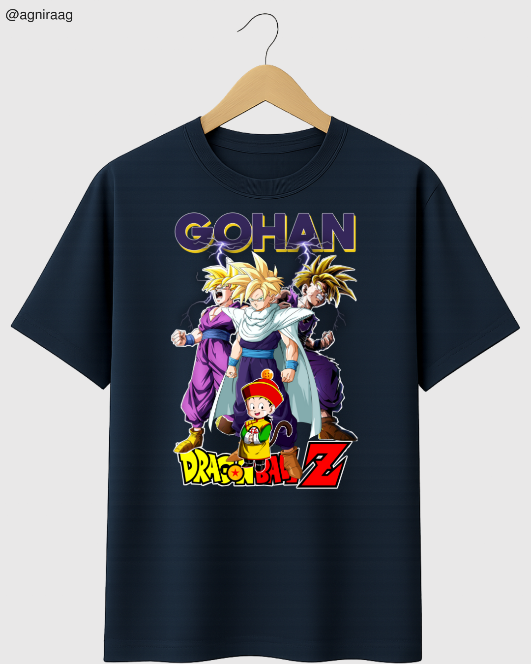 Gohan Evolution – Dragon Ball Z Inspired Graphic