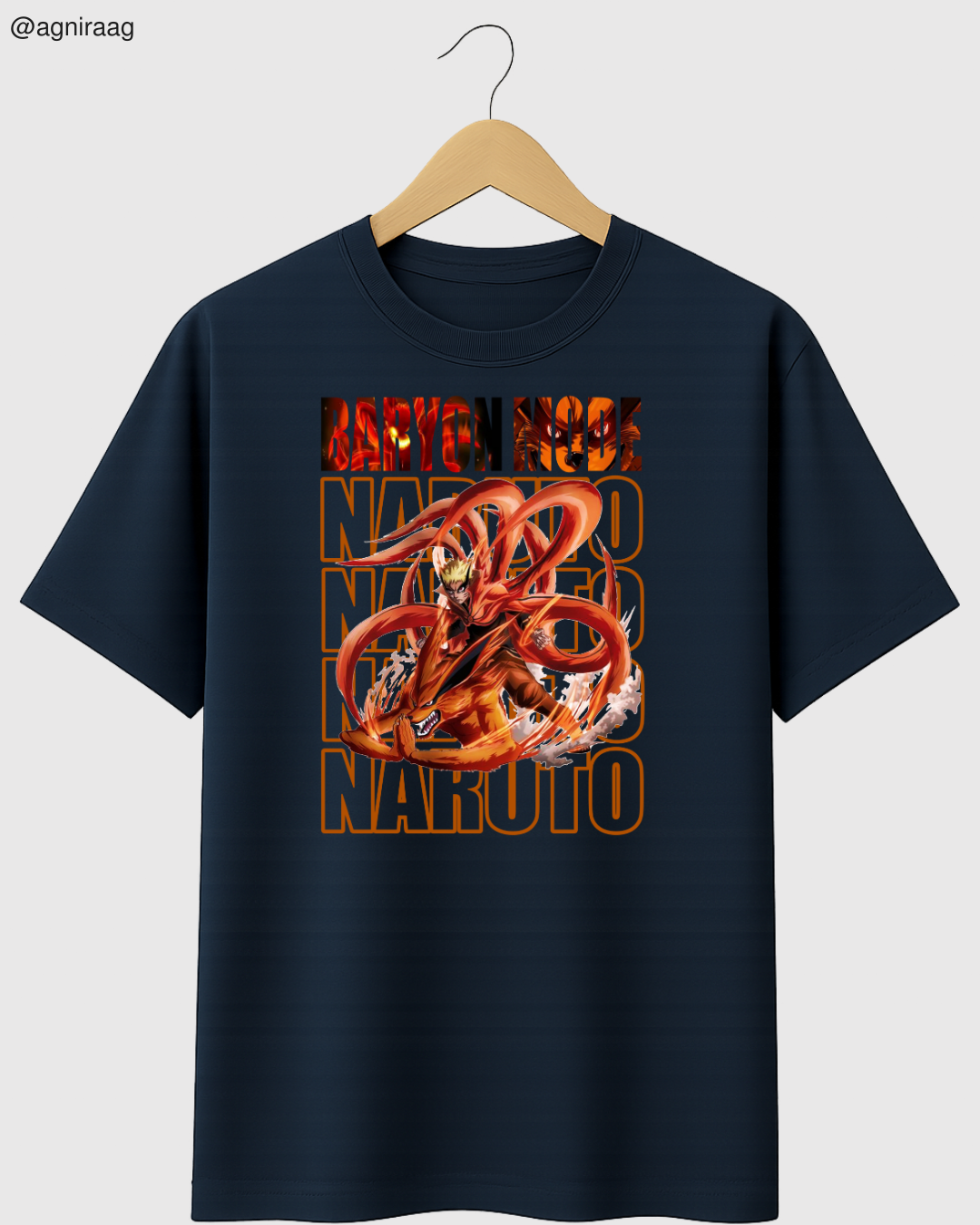Naruto – Baryon Mode Inferno Tee 🔥