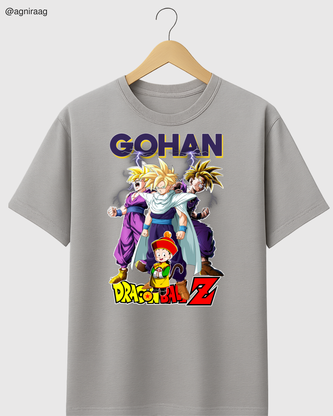 Gohan Evolution – Dragon Ball Z Inspired Graphic
